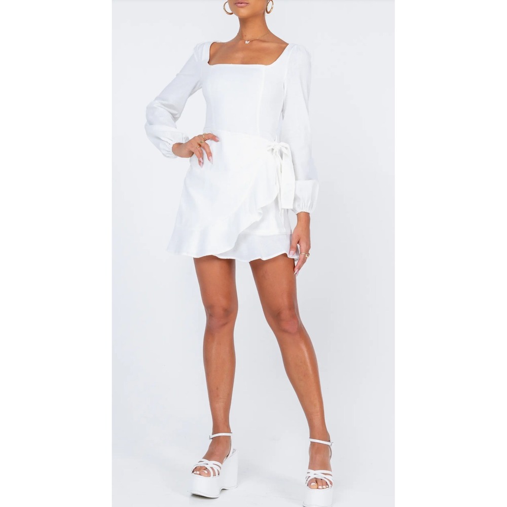 Princess Polly The Villa Long Sleeve‎ Minidress Size 6